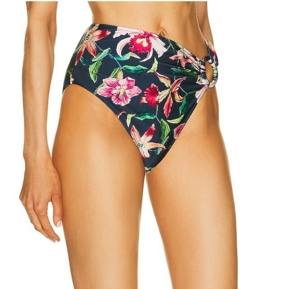 New PatBO Laelia Mid-Rise Midnight Swim Bikini Bottom NWT XS - Picture 5 of 15